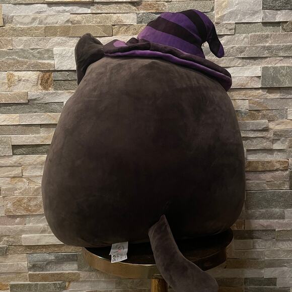 RARE Retired Autumn the Witch Cat Squishmallow 18" | Halloween Plush Black Cat - Picture 2 of 5